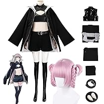 七草ナズナ コスプレ衣装2セット メイド服 ウィッグ付 よふかしのうた COS 七草 ナズナ コスプレ衣装 メイド服 制服