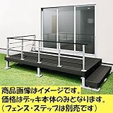 三協アルミ　ひとと木2　束柱セット（形材色）・固定タイプ　標準（H=500)　1.5間×4尺　NND2-9040　『ウッドデッキ 人工木 アルミ基礎でメンテナンス簡単なウッドデッキ』 　チャコールブラ
