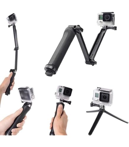 Amazon | Yueetc GoPro 3Way 自撮り棒 防水 Gopro hero8/hero7/hero6