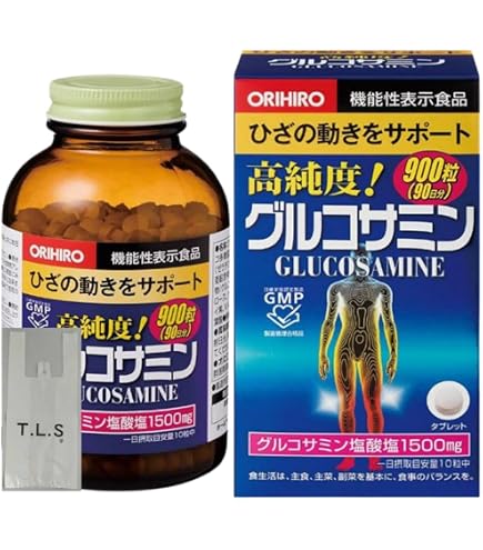 Amazon | オリヒロ 高純度 グルコサミン粒 徳用 約900粒 10個セット 