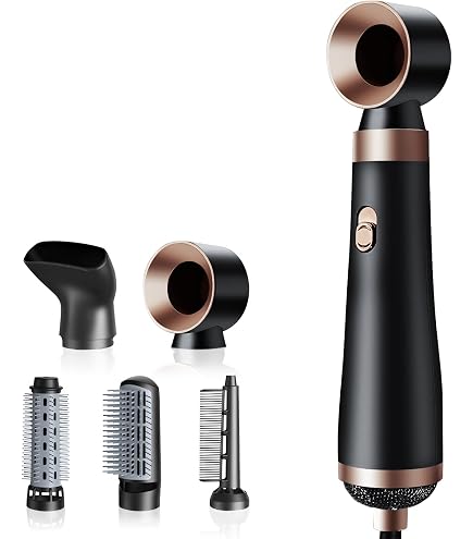 Amazon | 【5in1 多機能】ドライヤー 大風量 速乾 付属品5種 ヘア