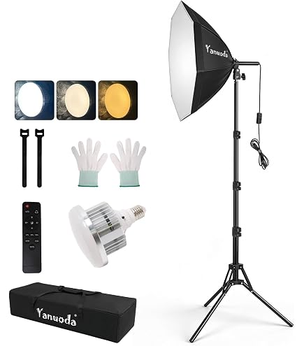 Amazon | ソフトボックス 85W 撮影用ライト 撮影照明 50x70cm 撮影