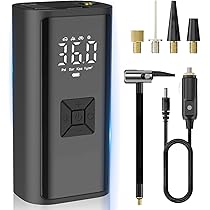 電動空気入れ 最大圧力150PSI Amazon.co.jp: 電動空気入れ 車 充電式 自転車 電動エアーポンプ