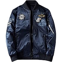 Amazon | [NARANNBU] ミリタリージャケット 中綿 両面着 ブルゾン MA-1