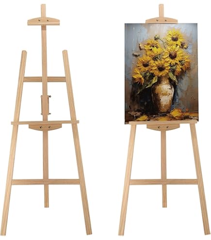 Amazon.co.jp: アイリスオーヤマ イーゼル 木製 高さ調節 幅60×高さ126