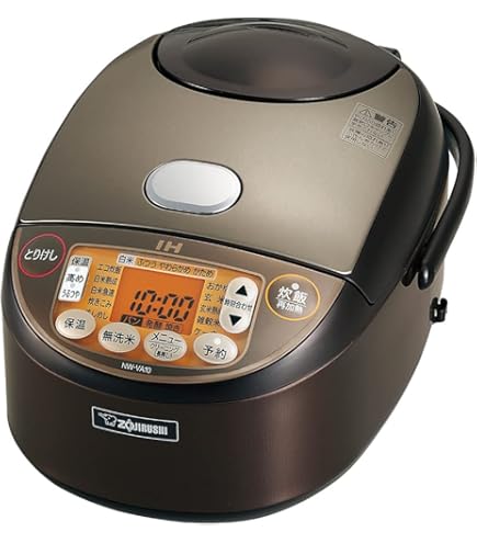 Amazon | 象印 炊飯器 IH式 極め炊き 5.5合 ブラウン NP-VN10-TA 