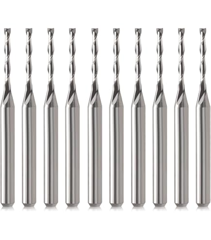 thumbnail image 2 of O Flute Upcut Spiral Router Bit 1/8 Inch Shank 1/8 Inch 2 of 13