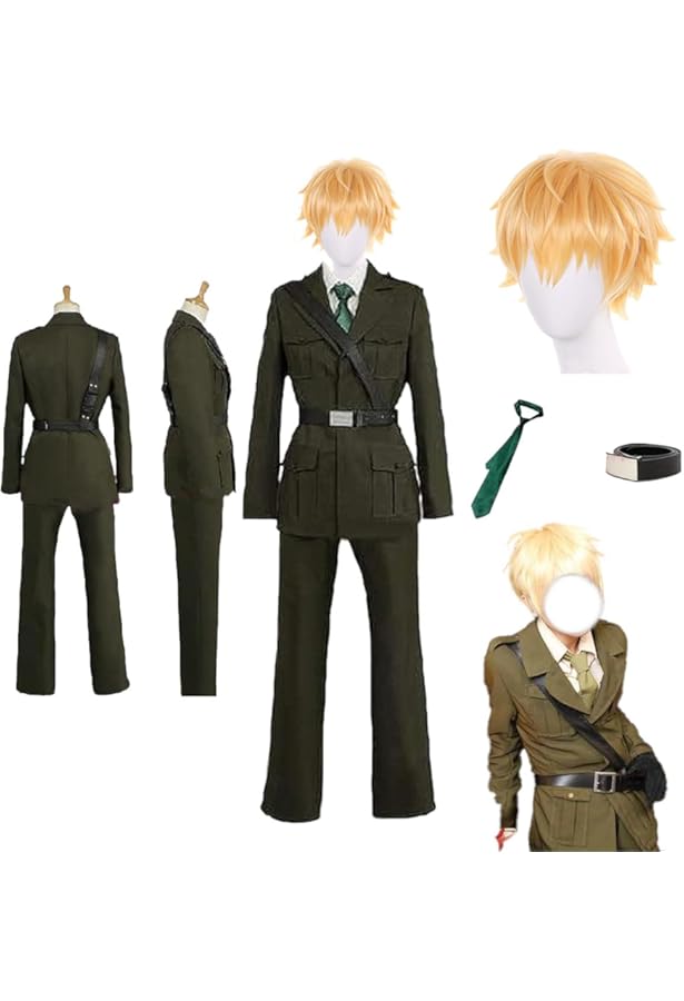 Amazon.co.jp: [KONIEE] Axis powers ヘタリア イギリス 軍服 コスプレ