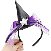 HM　ドール用　カチューシャハット　２個セット　パープル　ハロウィン Amazon.co.jp: [Bottone] ハロウィン魔女帽子カチューシャ女王