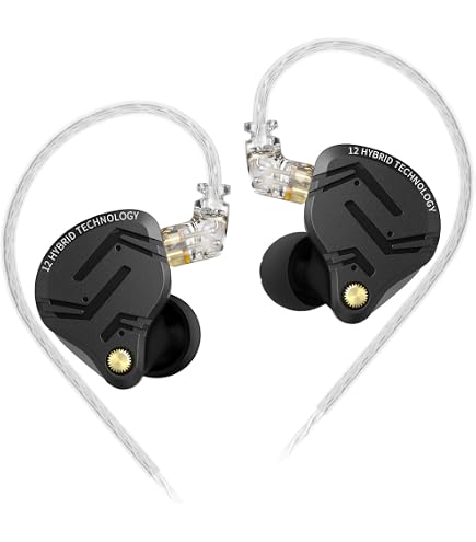 KZ ZS12 Pro 2 in Ear Monitor IEM, 1DD+5BA Hybrid Driver Wired
