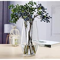 グラデーションガラス花瓶 高さ30cm Amazon.co.jp: 花瓶グラデーション青緑色ストレートボディ
