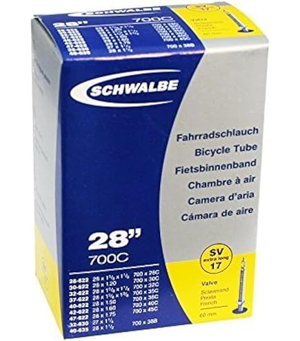 Amazon | Schwalbe 700 x 18-28c ロードバイクインナーチューブ
