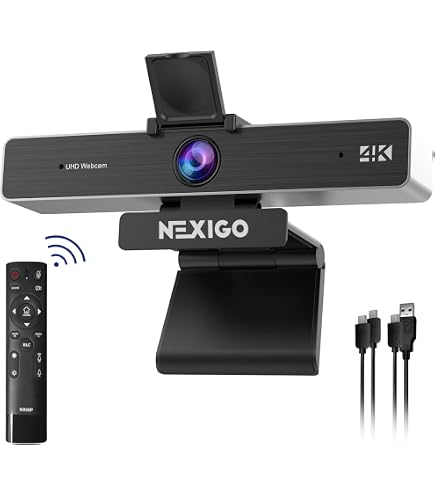 Innex C831 180° Panorama 4K Webcam with Microphone, AI Face