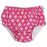 アイプレイ Iplay 水着 Mサイズ スイムウェア 女の子用 オムツ機能付 スイムパンツ 711153 ホットピンクダイヤモンドフラワー Swim Wear Mix & Match Snap Reu