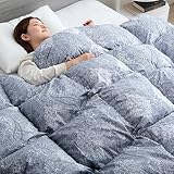 タンスのゲン 羽毛布団 セミダブル【コインランドリーで洗える！】W防ダニ ダウン93％ 充填量1.2kg 日本製 7年保証 洗える ウォッシャブル 掛け布団 10119008(87568)