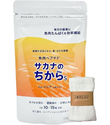 Amazon | サカナのちからS for シニア 小粒タイプ 12粒X 30包 | サカナ