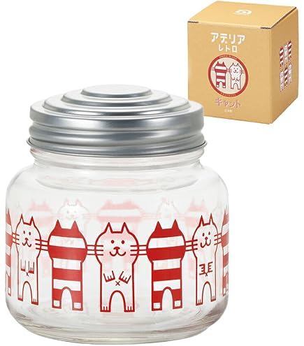 Amazon | アデリアレトロ 貯蔵びん 3L レードル付き ガラス保存容器