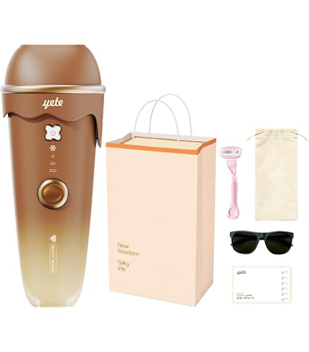 Amazon | YETE 脱毛器 家庭用光美容器 サファイア冷感搭載 VIO対応
