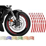 AUTOMAX izumi ネイキッドスタイル リムライン (赤) ホイールリムテープ リムステッカー SS ホイールステッカー リムデカール 15インチ 16インチ 17インチ 18インチ