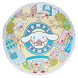 【直径150cm】2017年 夏物 シナモロール 円形タオルケット cinnamoroll ホワイト◇150cm