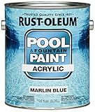 Rust-Oleum 269357 Acrylic Pool and Fountain Paint, 1-Gallon, Marlin Blue, 2-Pack [並行輸入品]