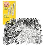 Craftsman（クラフツマン） #32311Craftsman 工具 317点 ツールセット Mechanics Tool Set with 6pc Socket Rails [並行輸入品]