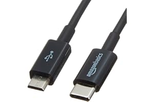 Amazonベーシック USB-Cケーブル 0.9m (USB-C - Micro USB 2.0) ブラック