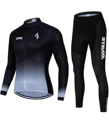 Amazon.co.jp: サイクルジャージ 上下セット 秋冬 裏起毛 冬用 長袖