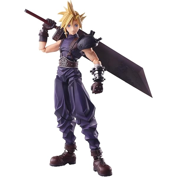 Kingdom Hearts Play Arts Vol. 2 Action Figure - Cloud Strife