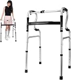 Amazon | LEJIEYIN 歩行器 折りたたみ 軽量 アルミ製 固定・交互・前輪