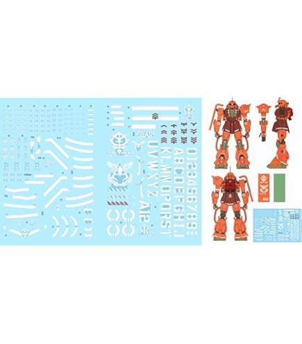 Amazon | 蛍光!! HG RG EG 1/144 ロボット MS 雪社ディテールアップ