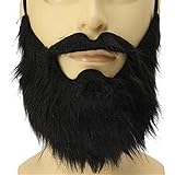 Amazon Bestoyard 口ひげ リアル 付け髭 あご髭 ハロウィン パーティー イベント コスプレ小物 小道具 仮装 変装 黒 コスプレ 仮装 通販