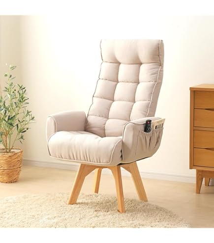 Amazon｜埋もれる座り心地の回転ソファ グレー SRK-LBK 幅62×奥行き81