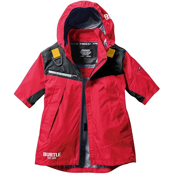 Amazon.co.jp: 空調服 バートル パーカー長袖ジャケット・赤