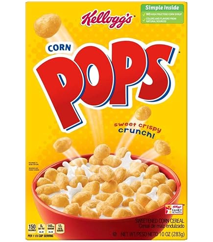 Amazon.co.jp: Kellogg's Corn POPS ケロッグ コーンポップ シリアル