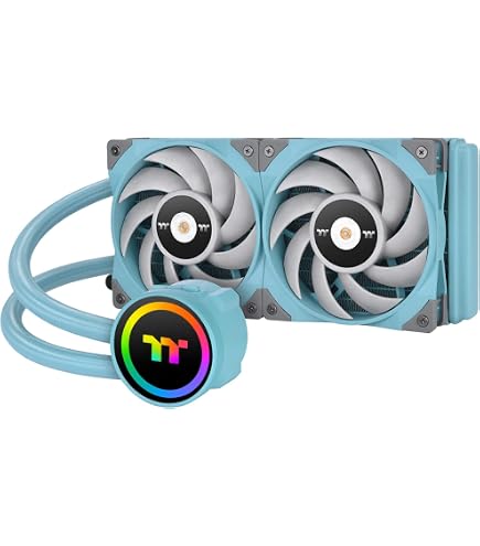 Amazon.co.jp: Thermaltake ToughFan 12 ターコイズ 高静圧 2000 PWM