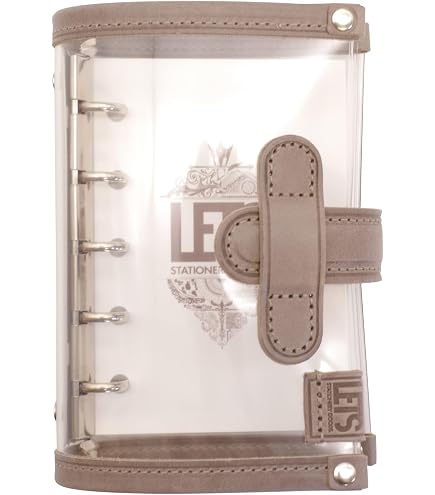 Amazon.co.jp: LETS STATIONERY GOODS クリア システム手帳 ミニ5