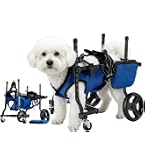 Amazon.co.jp: JELFUNY 犬用車椅子 犬用歩行器 ペット車椅子 2輪 4輪
