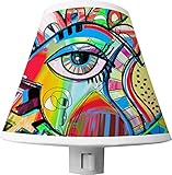 抽象Eye Painting Shade Night Light