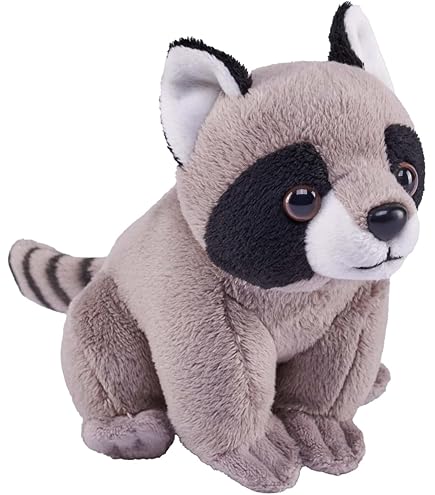 Wild Republic Pocketkins Eco Grizzly Bear Plush - 5" Stuffed Animal Made From Recycled Materials, Eco-Friendly