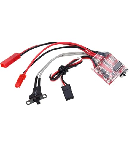 (未使用･未開封品)　Hobbypower RC 10A ESC Brushed スピード コントローラー 適用 1/16-24 RC カー、 ボート、 トランク 「w/brake」ブレーキ付け vf3p617 Amazon.com: Hobbypower Rc ESC 10a Brushed Motor Speed