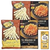 井上食品 いぶりがっこチーズ＆うに醤油さきいか 各2袋まとめ買いセット コラーゲン玉ねぎスープ1食付き