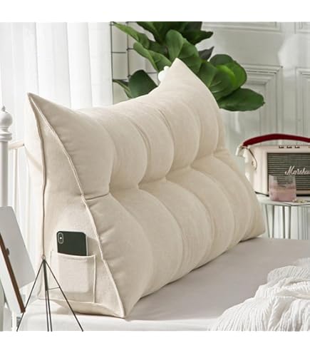 Amazon｜ヘッドボードクッション ダブル/シングル ベッド用 背もたれ