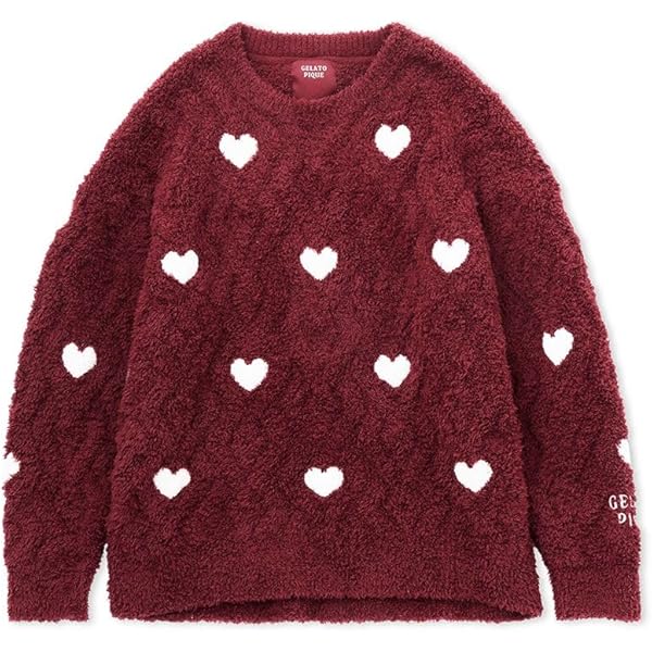 Amazon | [ジェラート ピケ] HOMME【HOLIDAY】 ハートジャガードプル 