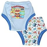 それいけ!アンパンマン 4重層 トレーニングパンツ 2枚組セット/肌着【ia5749】 95cm ブルー