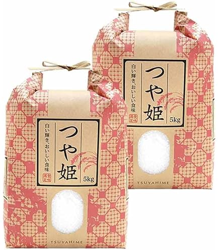 【令和7年産】　山形県産つや姫5kg×2袋 26.1月下旬精米 Amazon.co.jp: 【当日精米】令和7年 山形県産 つや姫 1分づき 4.95kg