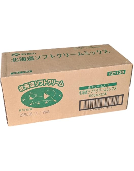 Amazon.co.jp: 日世 ソフトミックス 生乳エクセレント5 1ℓ×12本 : 食品