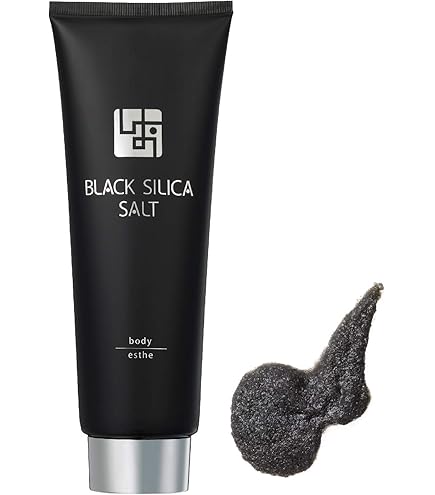 Amazon | ブラックシリカソルト 180g｜塩洗顔 スクラブ 毛穴黒ずみ