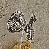 Rozinsanitary Art Carved Antique Bronze Robe Hook Wall Door Mount Coat Towel Hanger by Rozinsanitary