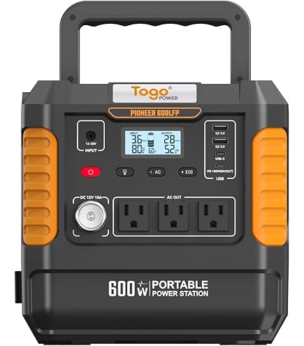 Amazon.co.jp: Togo Power ポータブル電源 大容量 560Wh/600W(瞬間最大